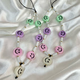 Phone strap happy pastel